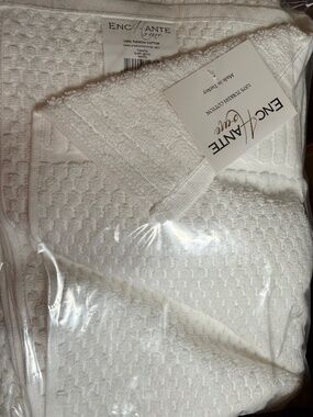 Enchante Home Timaru 2-pc. Quick Dry Turkish Bath Towel Set, One Size , White